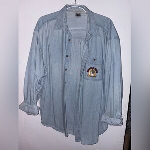 Disney Light Blue Denim Shirt
